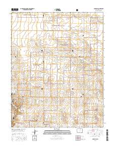 Campo SW 2016 topographic map thumbnail