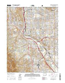 Colorado Springs 2016 topographic map thumbnail