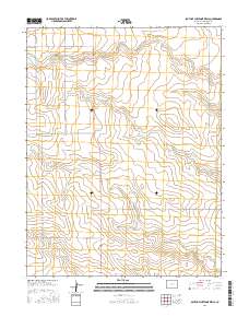 South of Cheyenne Wells 2016 topographic map thumbnail