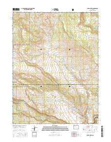 Burns North 2016 topographic map thumbnail