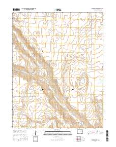 Beckman Lake 2016 topographic map thumbnail