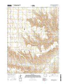 Beecher Island NW 2016 topographic map thumbnail