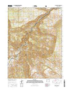 Burns South 2016 topographic map thumbnail