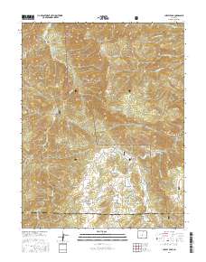 Curley Peak 2016 topographic map thumbnail