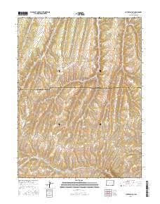 Cutoff Gulch 2016 topographic map thumbnail