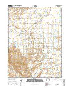 Coalmont 2016 topographic map thumbnail