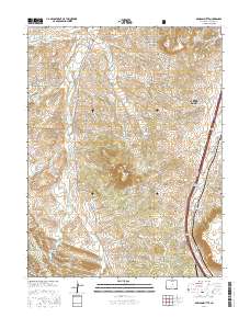 Dawson Butte 2016 topographic map thumbnail