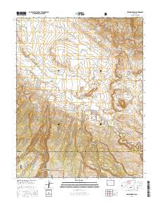 Dawson Draw 2016 topographic map thumbnail
