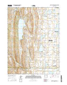 Carter Lake Reservoir 2016 topographic map thumbnail