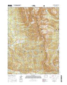 Clark Peak 2016 topographic map thumbnail