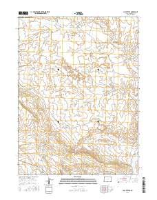 Clay Buttes 2016 topographic map thumbnail