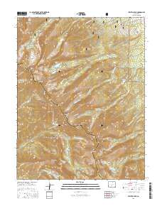 Electric Peak 2016 topographic map thumbnail