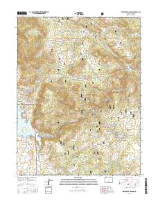 Elevenmile Canyon 2016 topographic map thumbnail