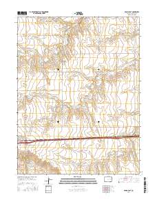 Genoa East 2016 topographic map thumbnail