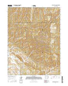 Devils Hole Gulch 2016 topographic map thumbnail