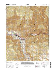 Glenwood Springs 2016 topographic map thumbnail