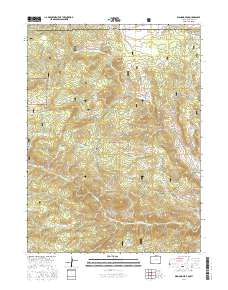 Diamond Peak 2016 topographic map thumbnail