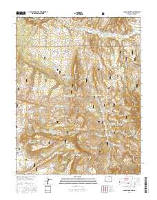 Glade Mountain 2016 topographic map thumbnail