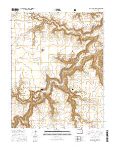 Doss Canyon North 2016 topographic map thumbnail
