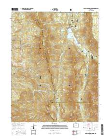Courthouse Mountain 2016 topographic map thumbnail