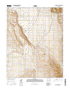 Fort Garland SW 2016 topographic map thumbnail