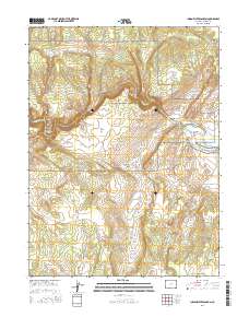 Indian Water Canyon 2016 topographic map thumbnail