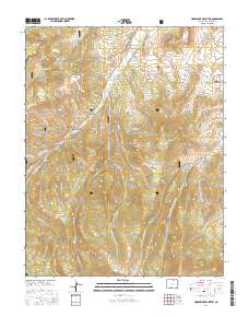 Horseshoe Mountain 2016 topographic map thumbnail