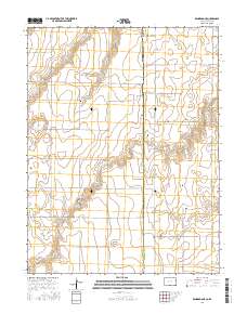 Kanorado NE 2016 topographic map thumbnail