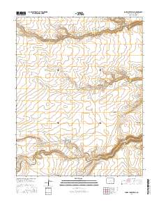 Jones Lake Spring 2016 topographic map thumbnail