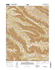 Henderson Ridge 2016 topographic map thumbnail