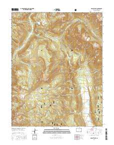 Granite Lake 2016 topographic map thumbnail