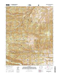 Greenie Mountain 2016 topographic map thumbnail