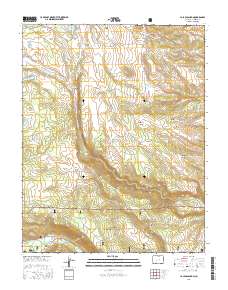 La Jara Canyon 2016 topographic map thumbnail
