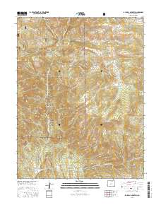 Jack Hall Mountain 2016 topographic map thumbnail