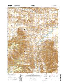Lone Mountain 2016 topographic map thumbnail