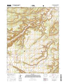 Jacks Canyon 2016 topographic map thumbnail