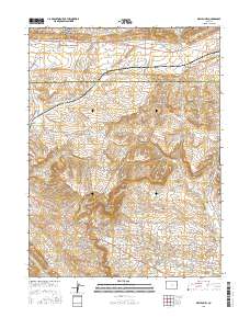 Mellen Hill 2016 topographic map thumbnail