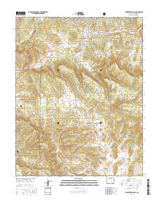 Lonetree Canyon 2016 topographic map thumbnail