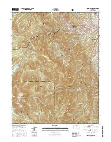 Manitou Springs 2016 topographic map thumbnail