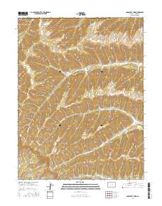 Middle Dry Fork 2016 topographic map thumbnail