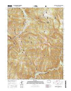 Matchless Mountain 2016 topographic map thumbnail