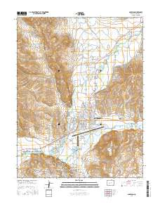 Gunnison 2016 topographic map thumbnail