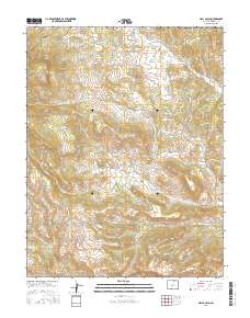 Hall Gulch 2016 topographic map thumbnail