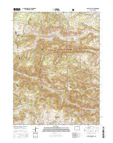Haystack Gulch 2016 topographic map thumbnail