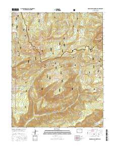 Groundhog Mountain 2016 topographic map thumbnail