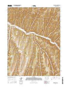 Jessup Gulch 2016 topographic map thumbnail