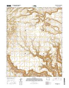 Jesus Canyon 2016 topographic map thumbnail