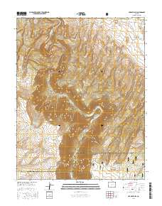 Joe Davis Hill 2016 topographic map thumbnail