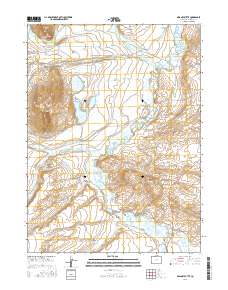 Delaney Butte 2016 topographic map thumbnail