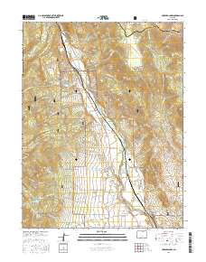 Harvard Lakes 2016 topographic map thumbnail